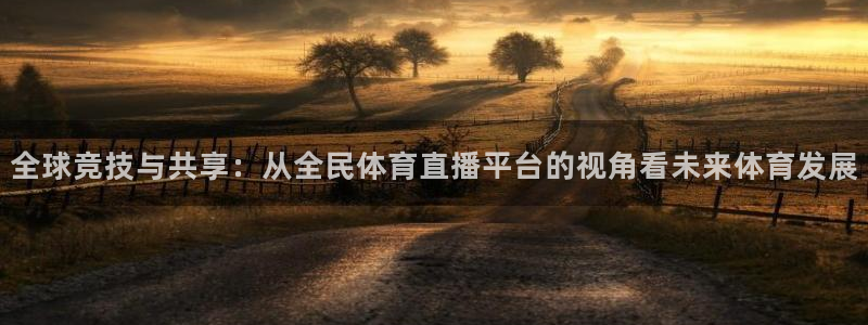 全球竞技与共享：从全民体育直播平台的视角看未来体育发展